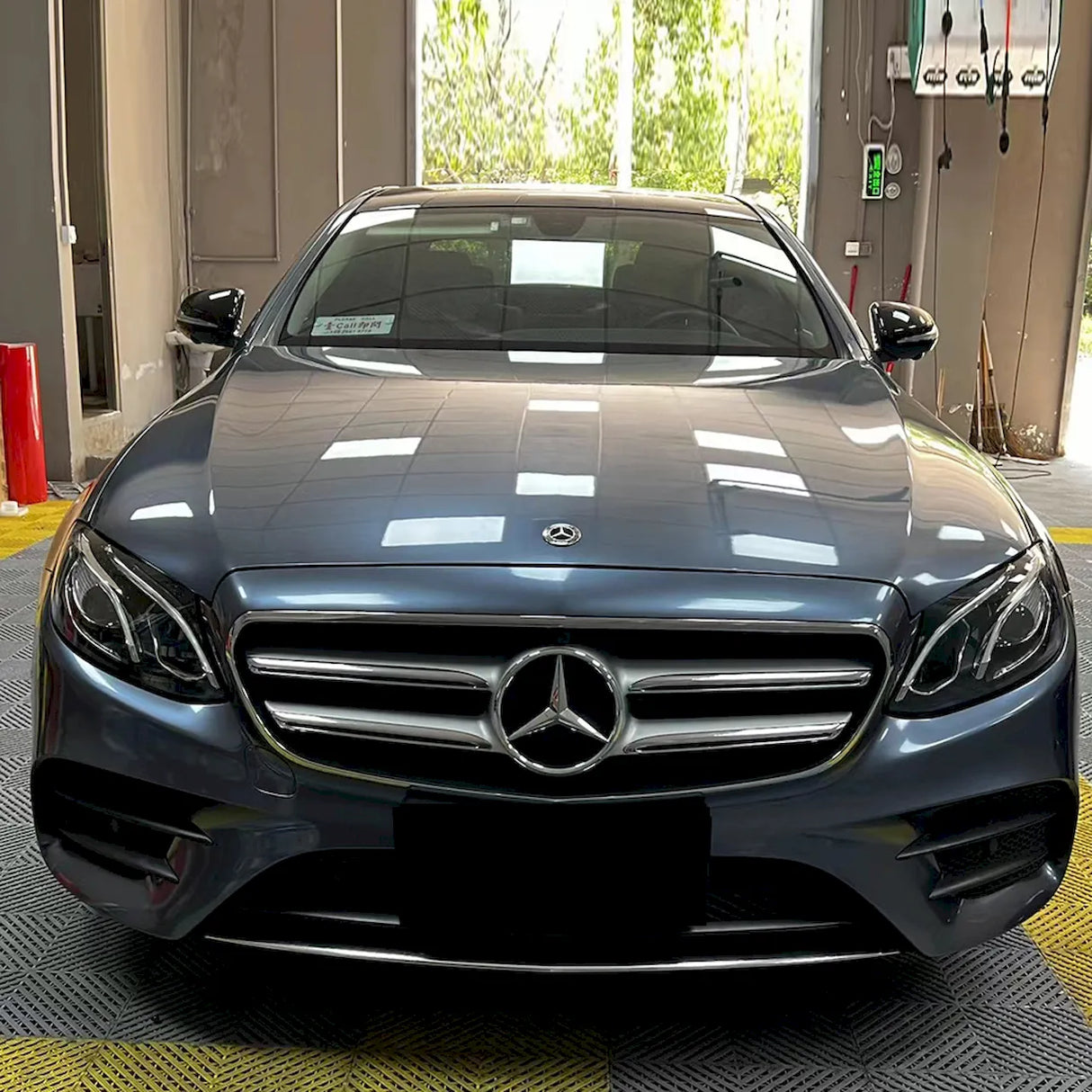 metallic byron bay blue vinyl car wrap