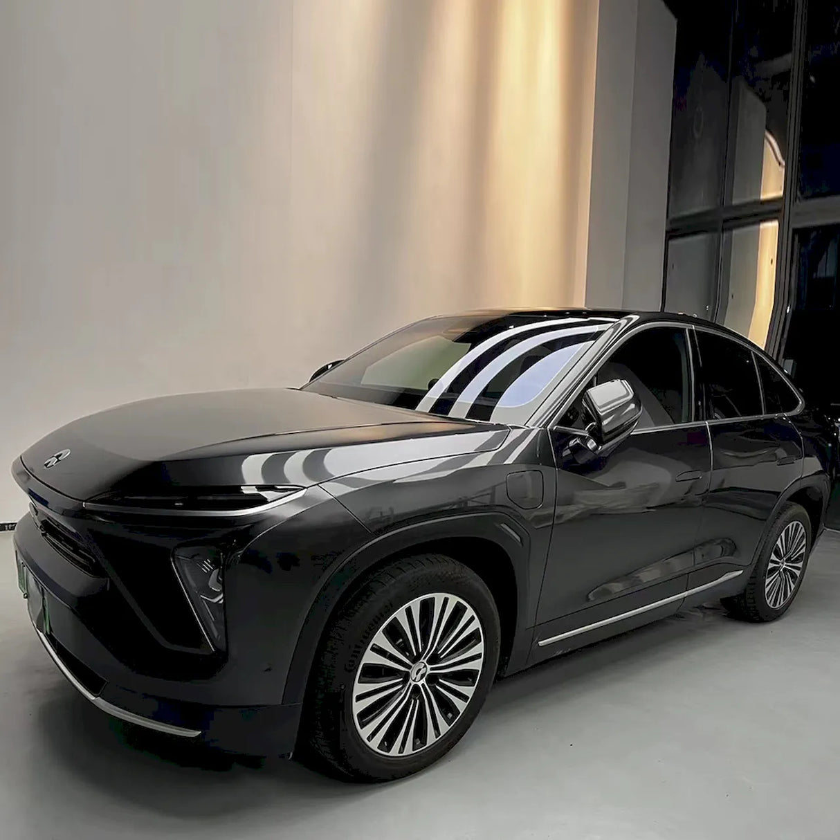 metallic coal gray vinyl wrap