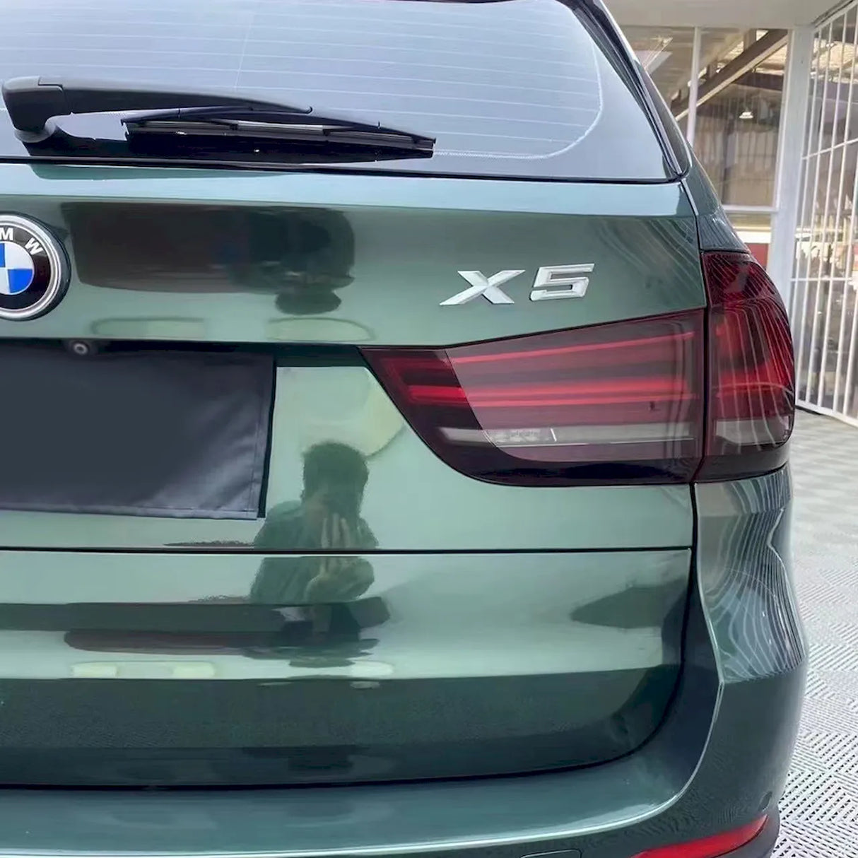 metallic gothic green vinyl wrap