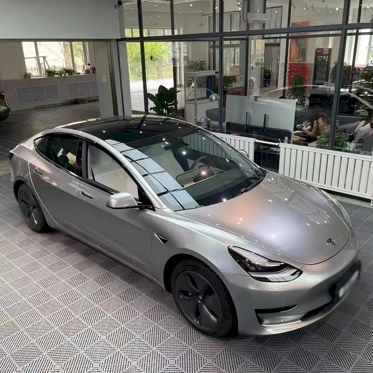 metallic gt silver vinyl wrap for cars