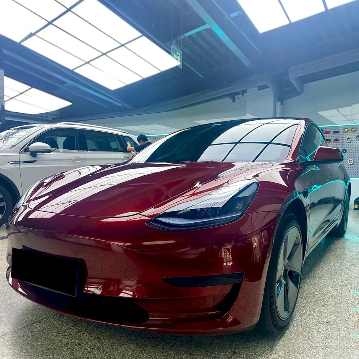 metallic cherry red vinyl wrap
