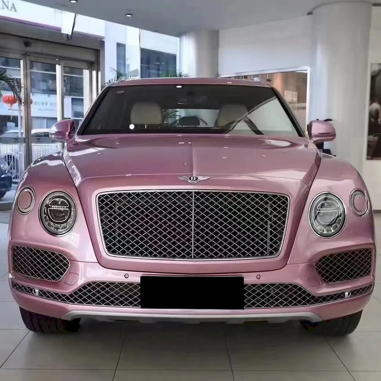 metallic passion pink vinyl wrap