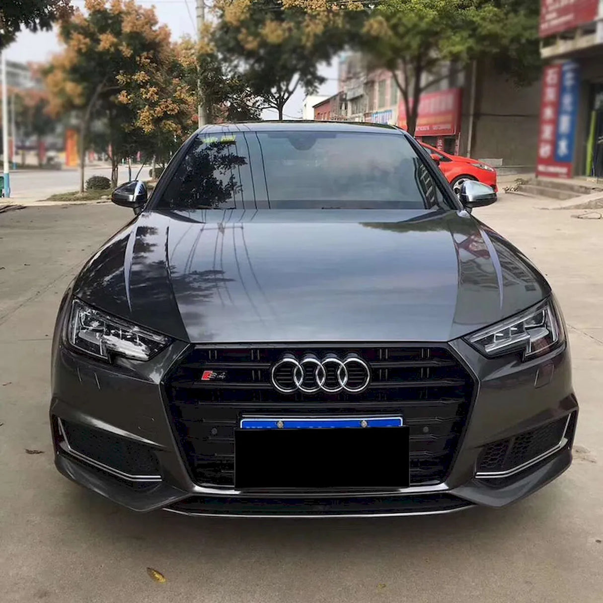 space gray car wrap