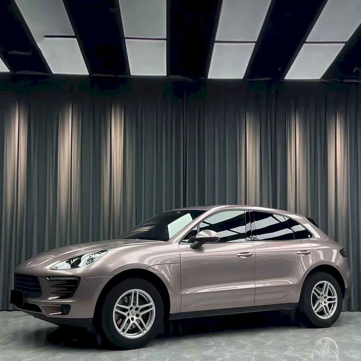 metallic strawberry pink wrap for cars