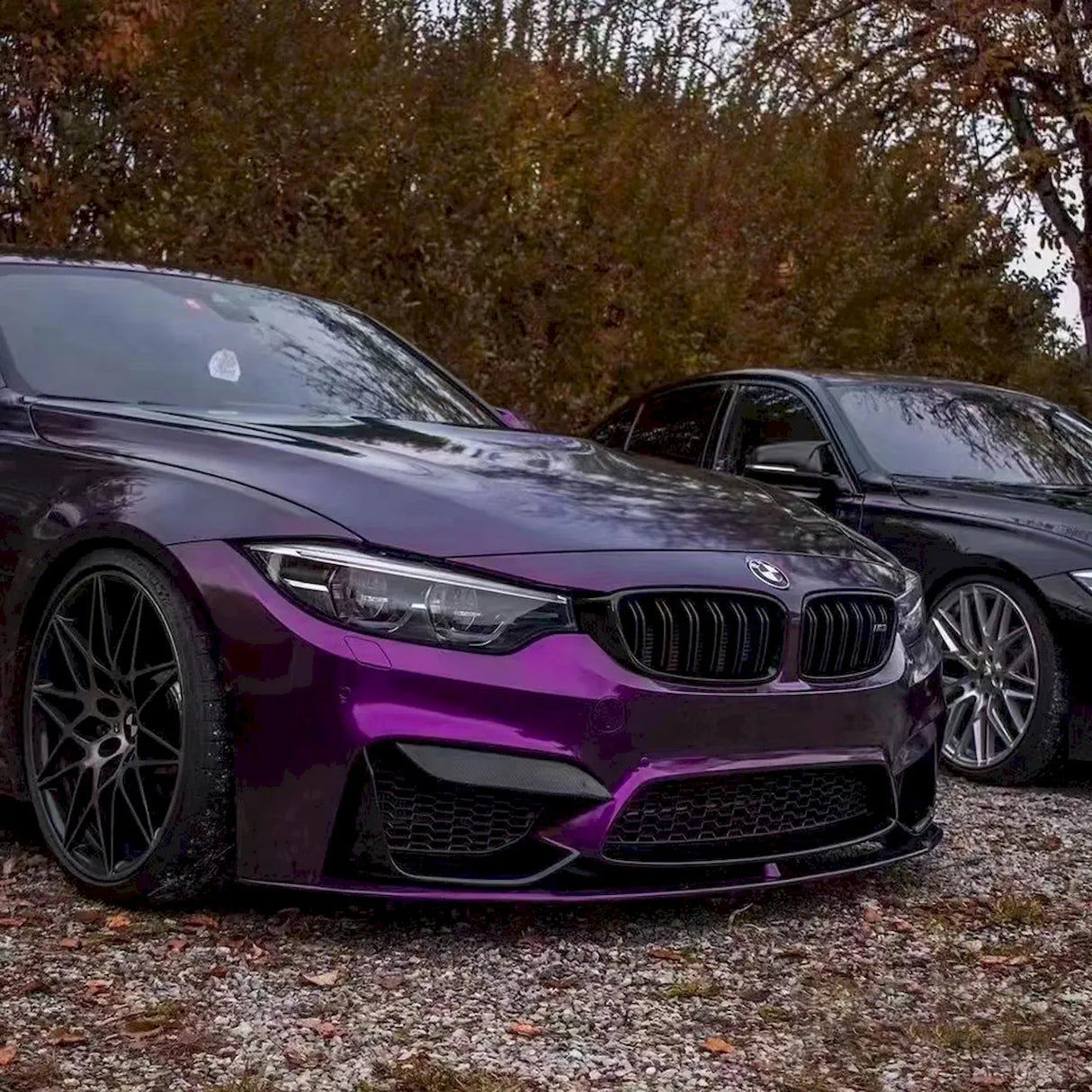 metallic venice purple car vinyl wrap