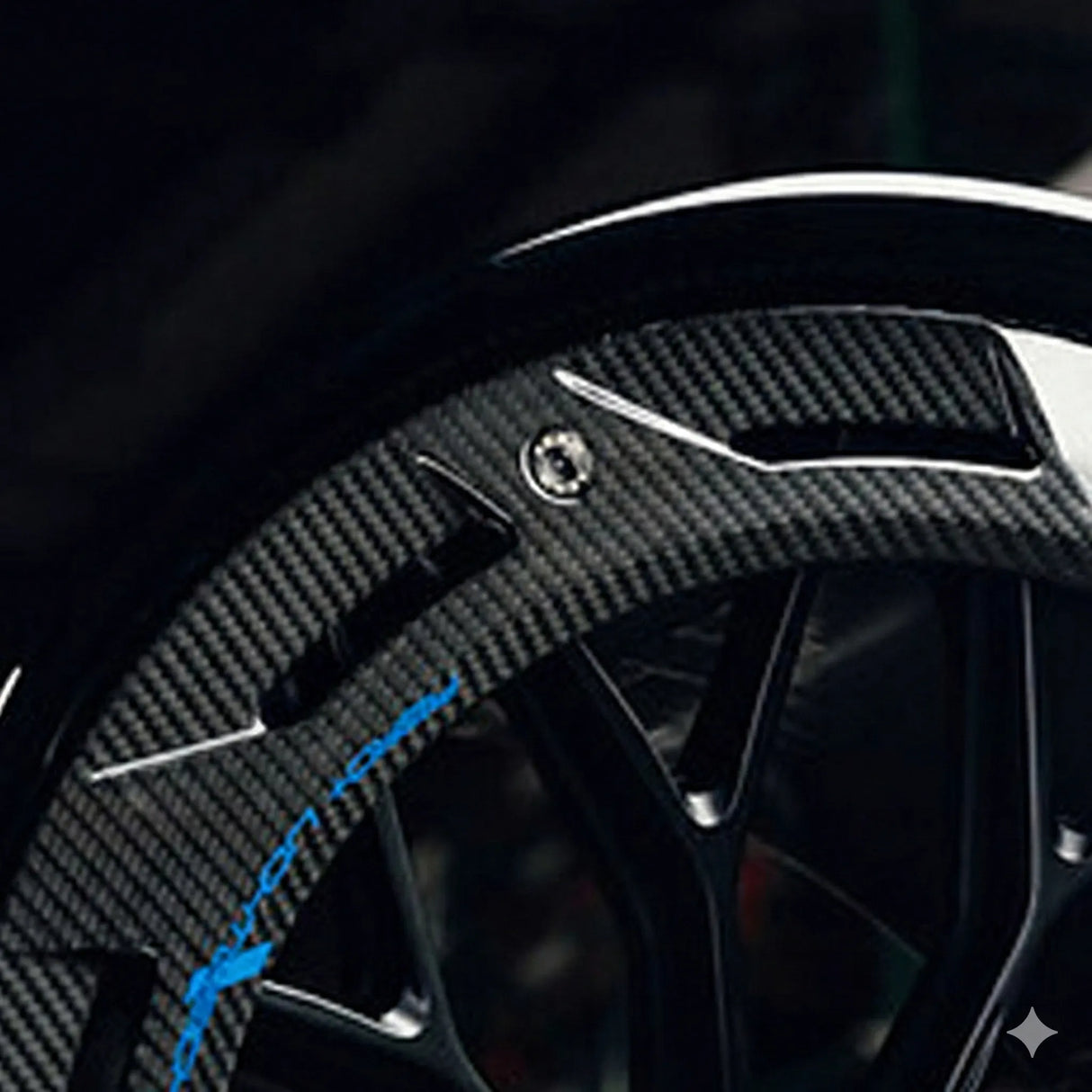 carbon fiber aero on forged wheels made by mods haus - mh-003cf