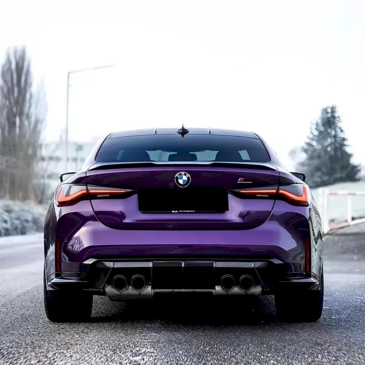 midnight purple wrap car