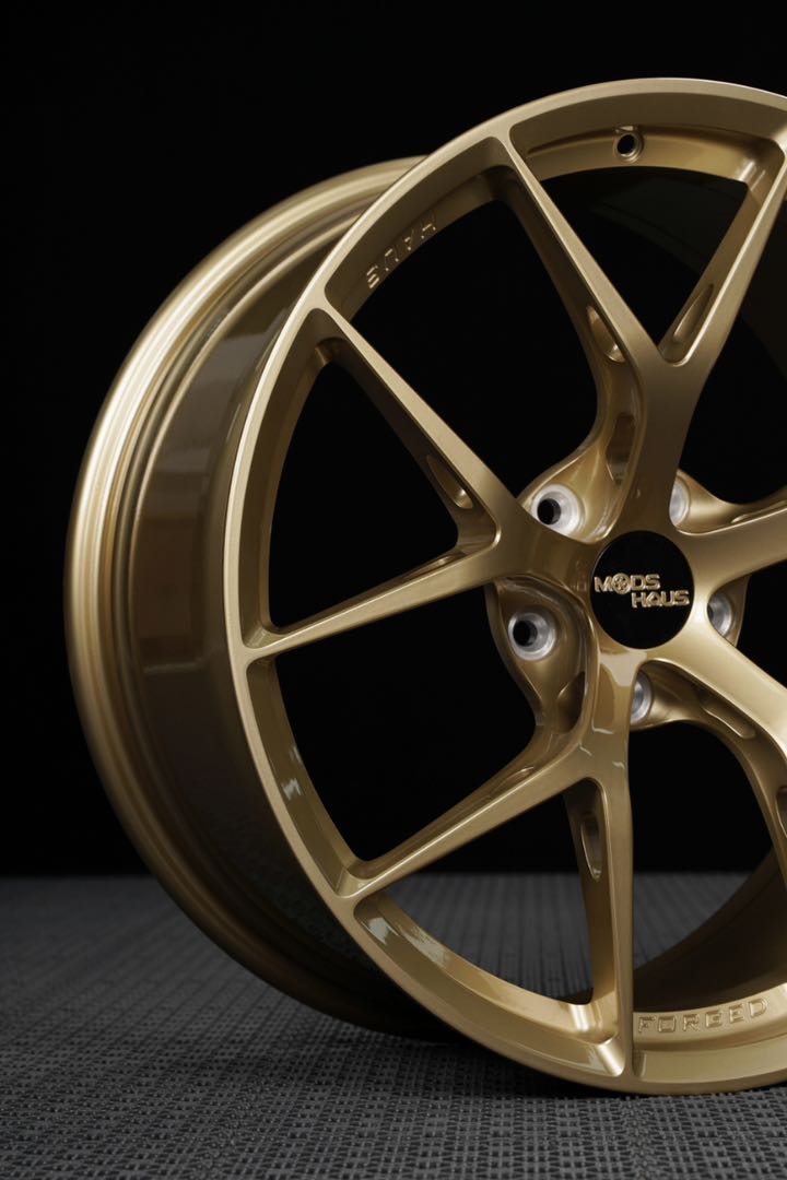 mods haus light gold wheels