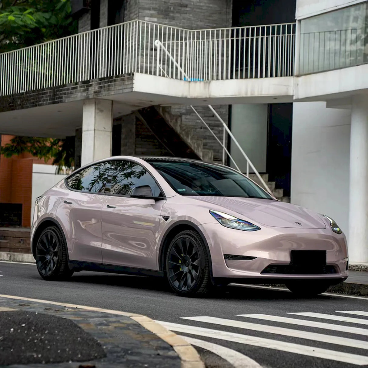 rouge pearl pink vinyl wrap