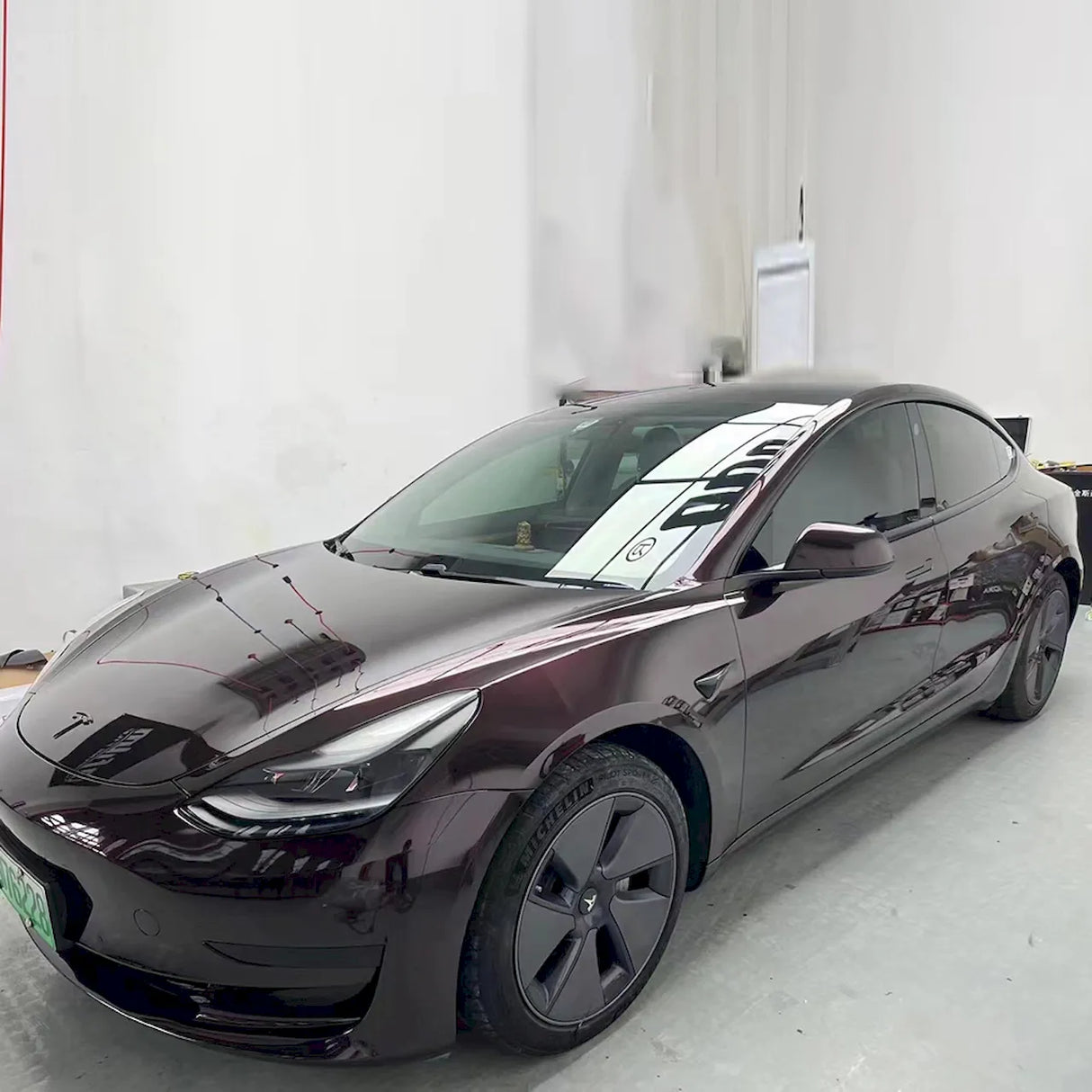 tourmalie red vinyl wrap