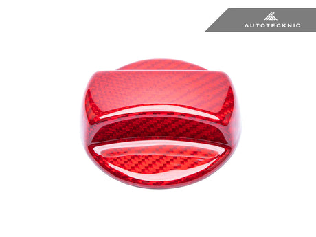 Red Dry Carbon Competition Fuel Cap Cover