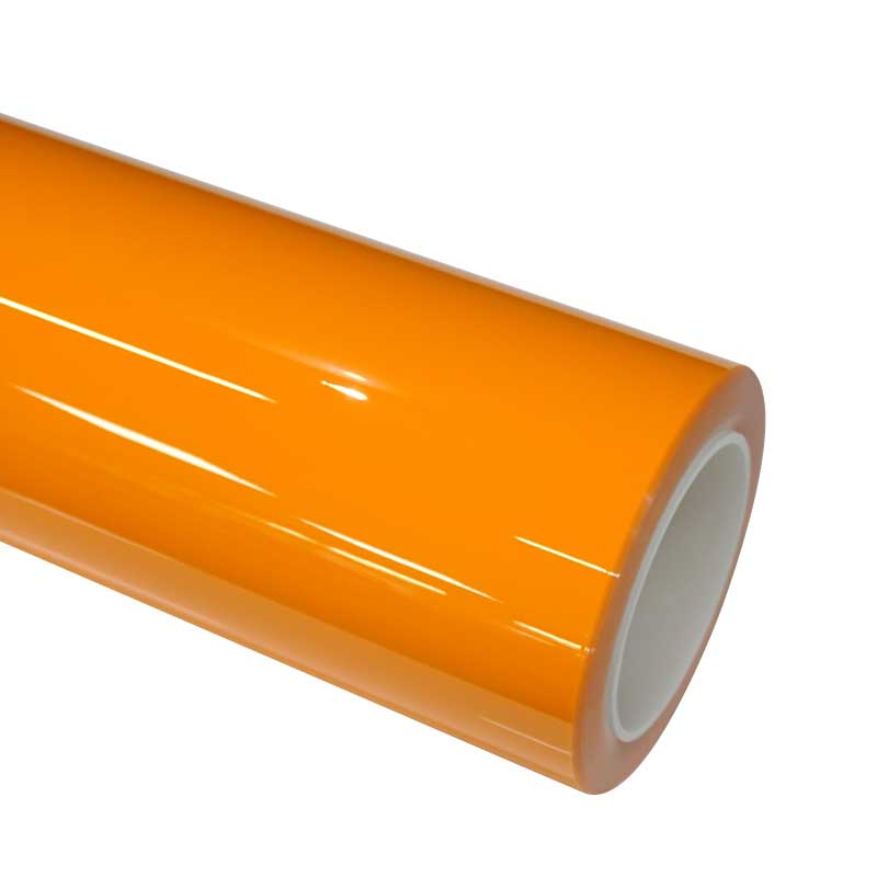 mclaren orange colored paint protection film