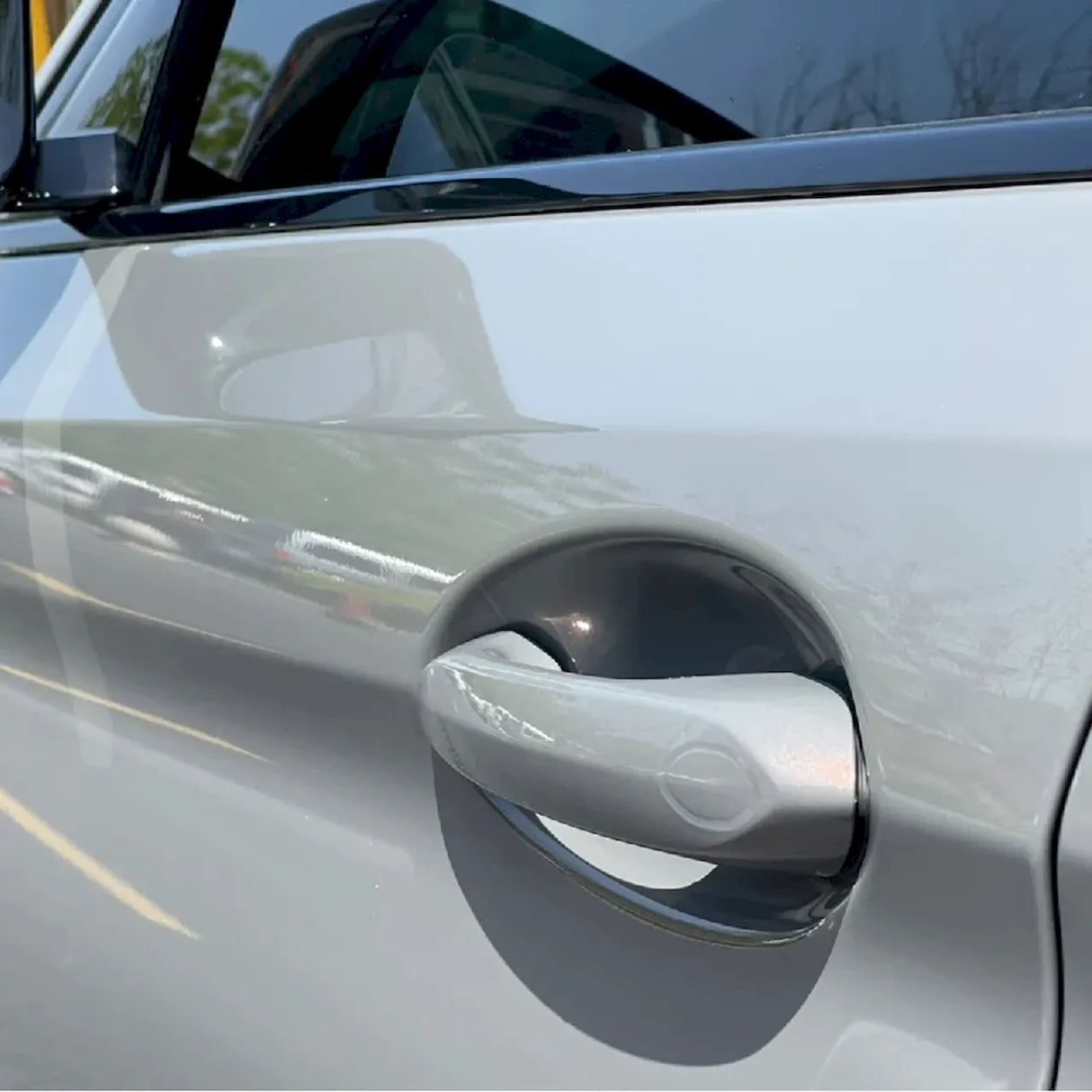 Metallic Bernina Grey Wrap for Cars - Gloss Amber-Grey Vinyl