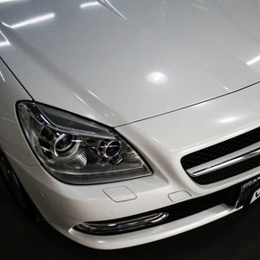 sparkle white car wrap