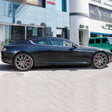 car wrapped in sparkling black car wrap