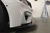 aluminum front splitter by aeroflowdynamics f80 f82 bmw m3 m4