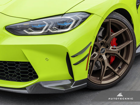 dry carbon fiber canard set for bmw m3 and bmw m4 by autotecknic