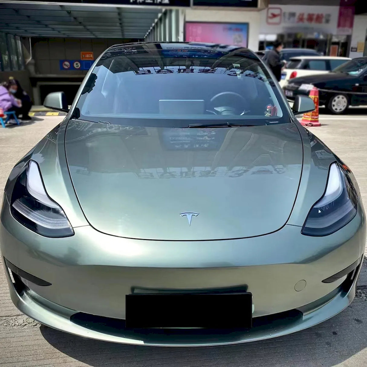 aventurine green vehicle vinyl wrap