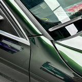 blackish green vinyl car wrap