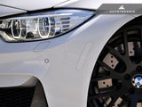 bmw f80 m3 and bmw f82 m4 paint matched front bumper side reflectors by autotecknic