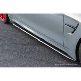 carbon fiber side skirts by apr performance for bmw 82 m4