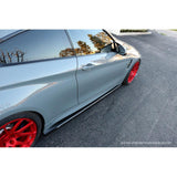 bmw m4 f82 with carbon fiber side skirts by apr performance