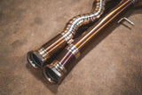 equal length exhaust pipe for bmw f8x by valvetronic