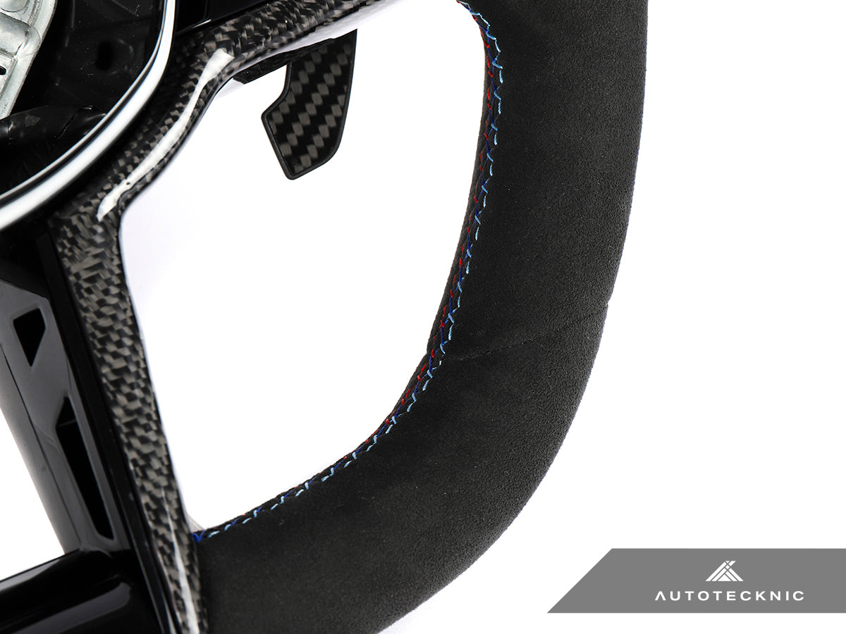 alcantara steering wheel for bmw m2 g87 by autotecknic
