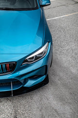bmw m2 f87 front splitter by aeroflowdynamics