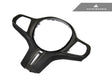 carbon fiber and alcantara bmw g8x m2 m3 m4 steering wheel trim by autotecknic