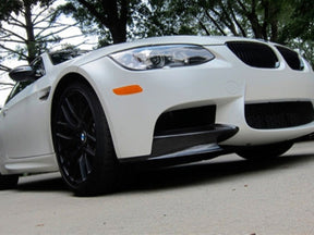 carbon fiber front splitters for bmw m3 e90 e92 e93 by autotecknic