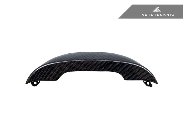 carbon fiber lci steering wheel top cover for bmw g8x m2 m3 m4 by autotecknic