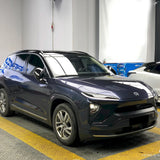 ceramic blue gray car wrap installed on a vehicle