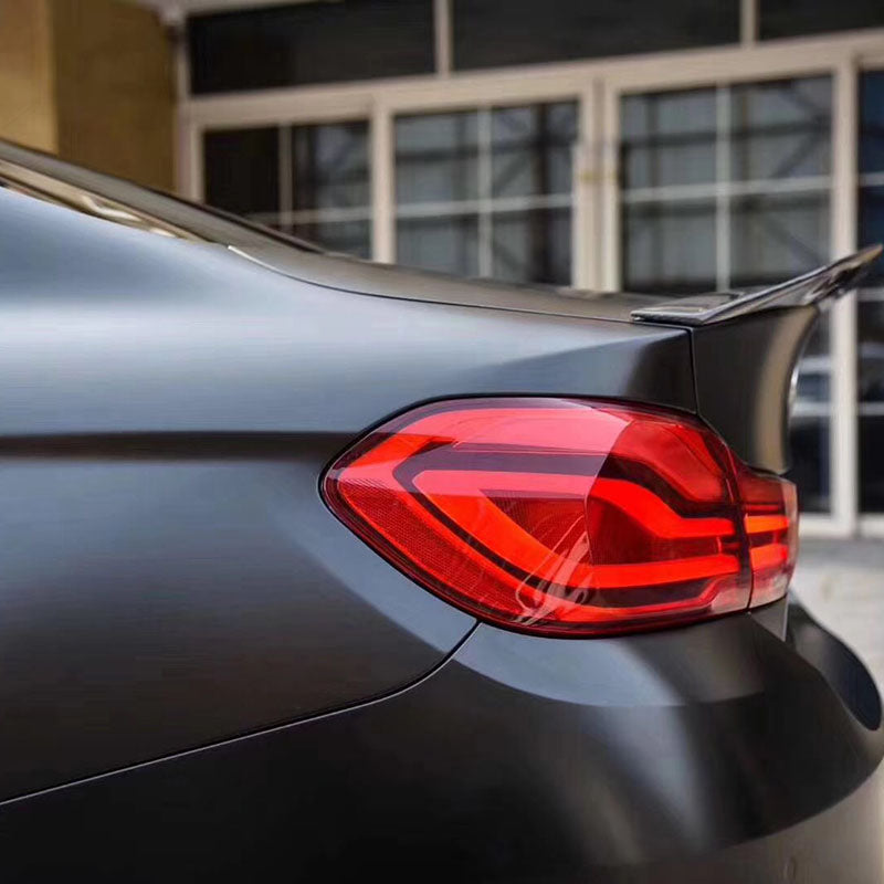 ceramic black car wrap on a car