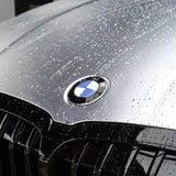 chrome alexander silver car wrap up close
