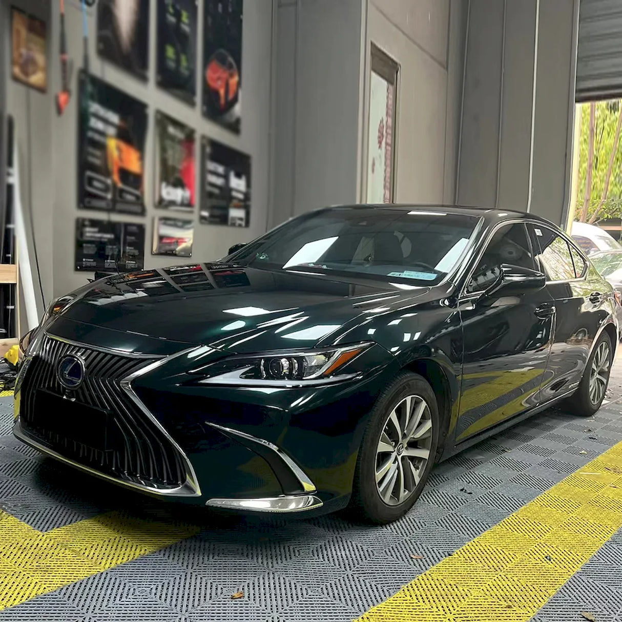 emerald green vinyl wrap