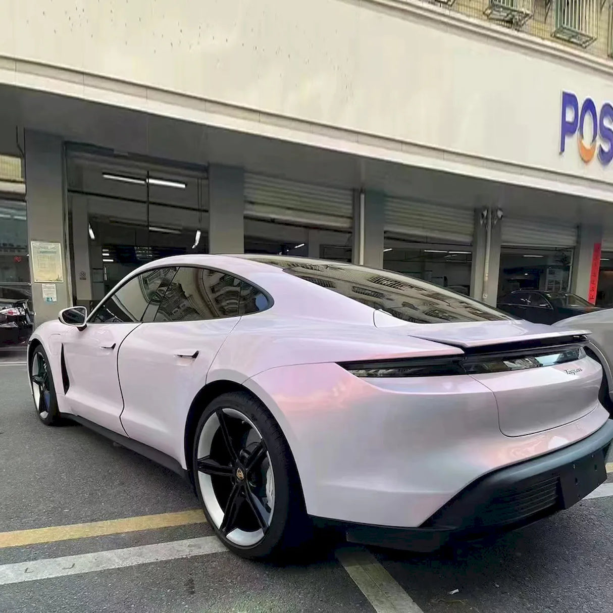 diamond pollen goldish pink vinyl wrap
