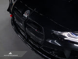 dry carbon grille on bmw g80 m3 by autotecknic avanzato style