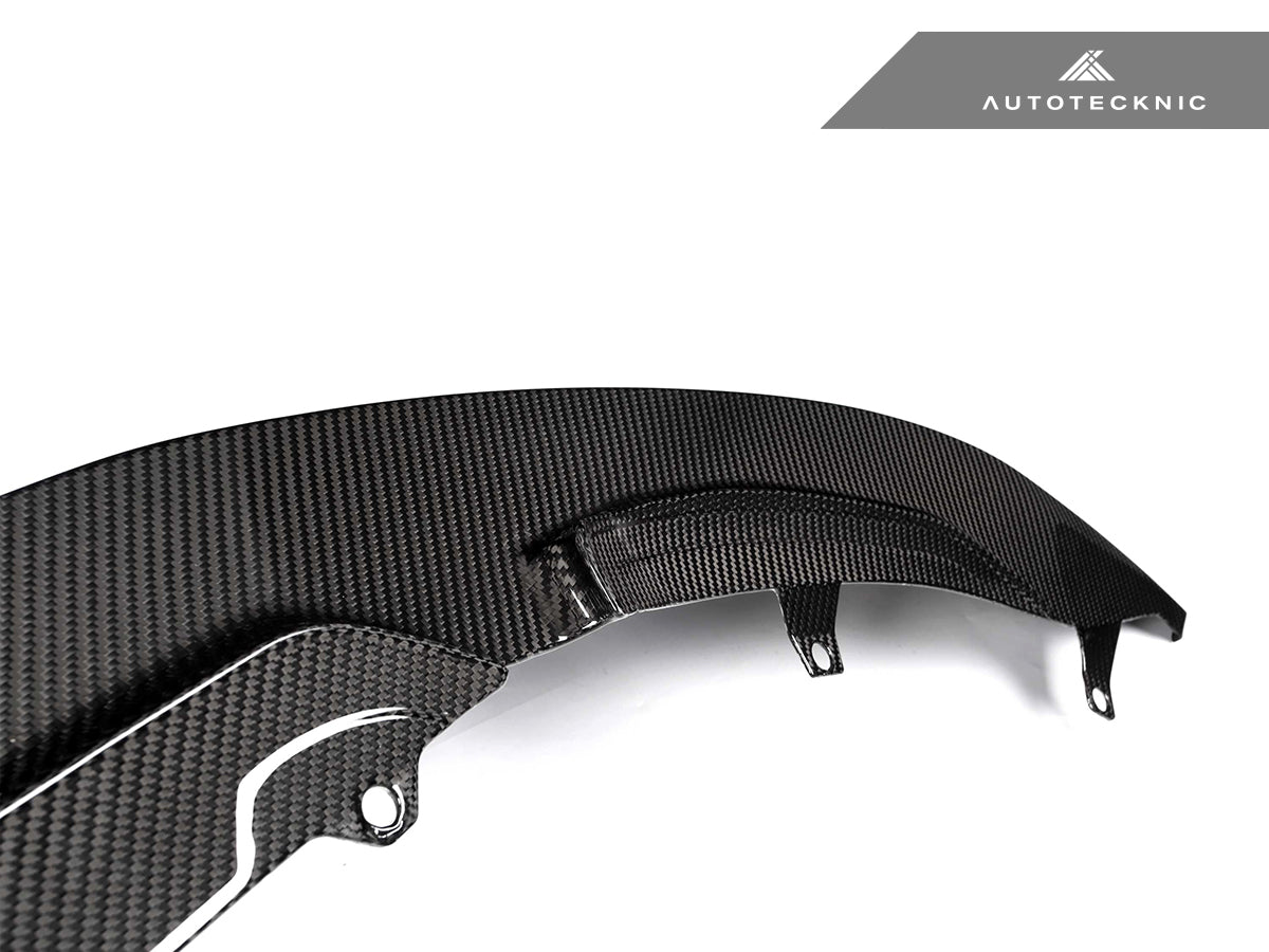dry carbon fiber corsa front aero lip for bmw f83 m4 by autotecknic