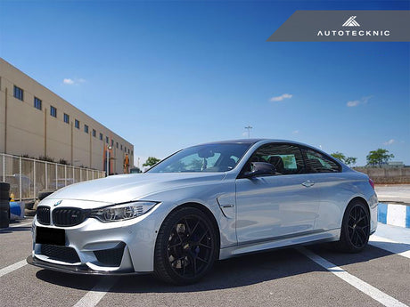 dry carbon fiber corsa front aero lip for bmw m4 f82 by autotecknic