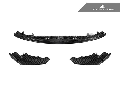 dry carbon fiber corsa front aero lip 3-piece set for bmw m3 g80 and bmw m4 g82 g83 by autotecknic