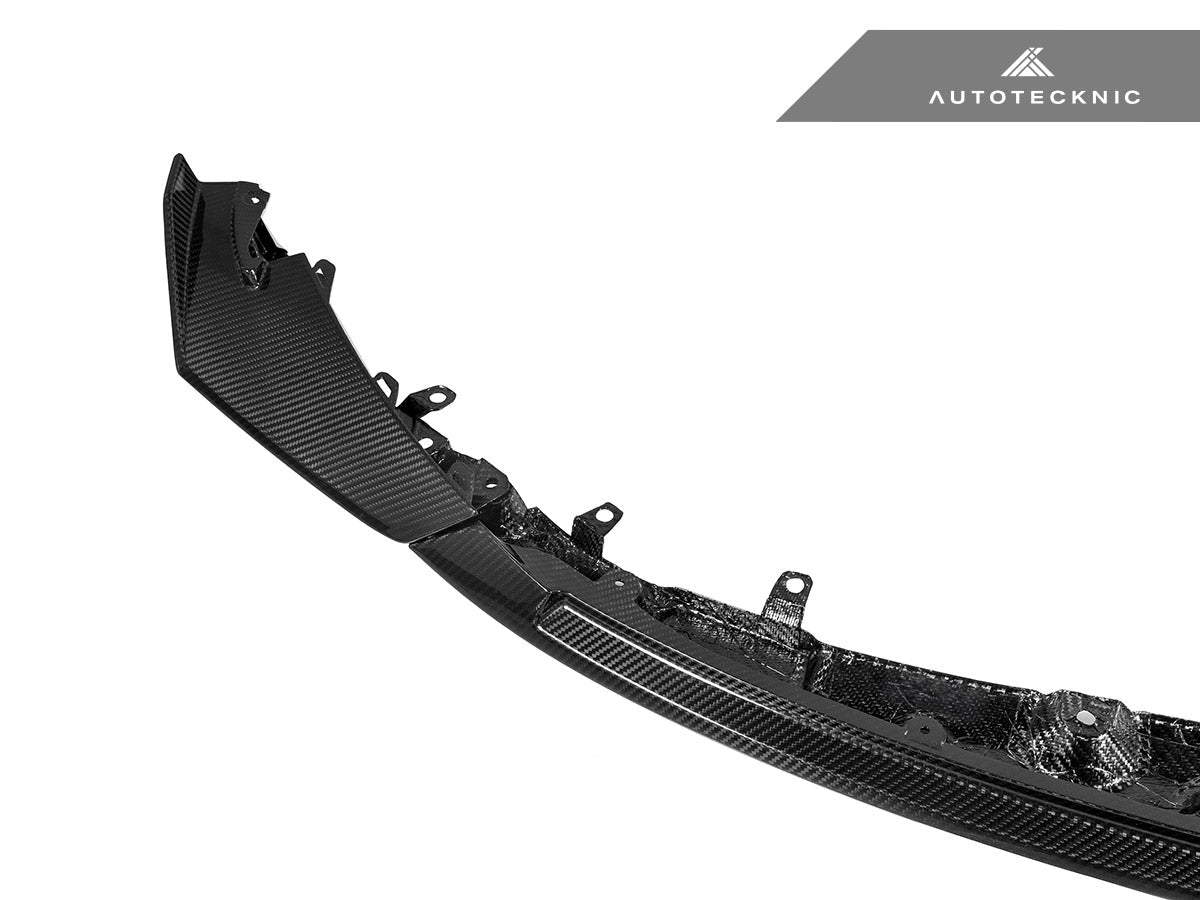 dry carbon fiber corsa front aero lip for bmw g8x m3 and m4 by autotecknic