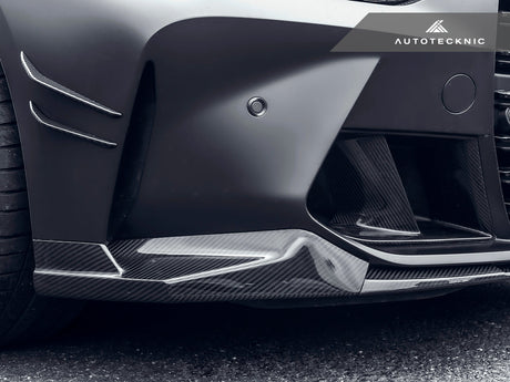 dry carbon fiber front bumper lower vent set for bmw g80 m3 by autotecknic