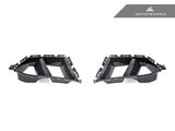 dry carbon fiber front bumper lower vent set for g82 bmw m4 by autotecknic