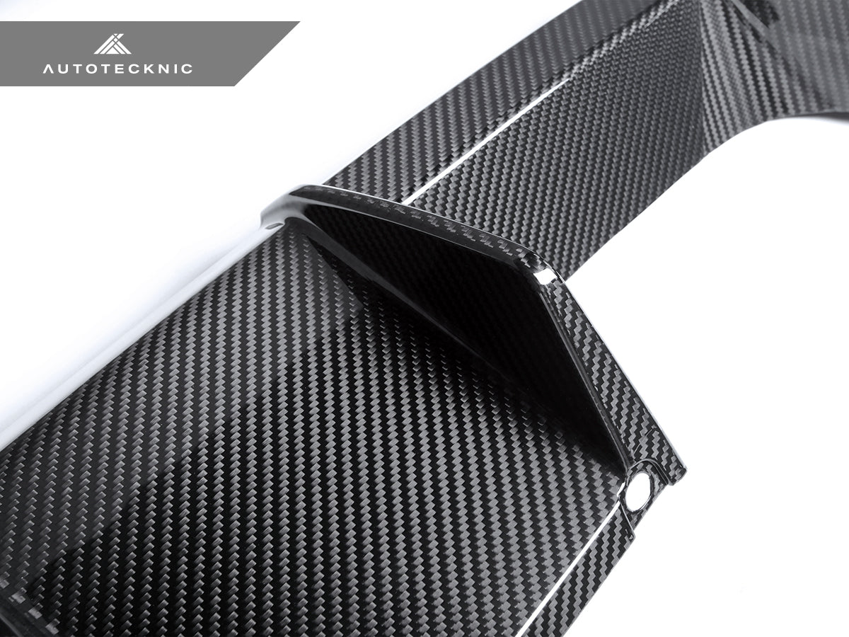 up close look at bmw g8x carbon fiber rear performante diffuser by autotecknic