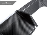 up close look at bmw g8x carbon fiber rear performante diffuser by autotecknic