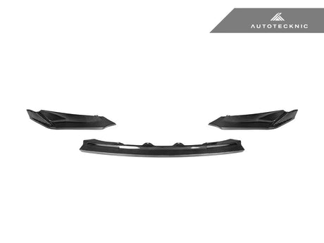 three piece dry carbon fiber versus front aero lip for g80 g82 g83 bmw m3 and m4 by autotecknic
