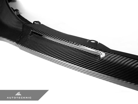 dry carbon fiber front lip aero versus by autotecknic for bmw g83 m4