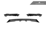 dry carbon fiber versus front aero lip for bmw g82 m4 by autotecknic