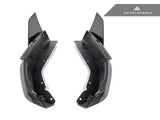 dry carbon performance rear splitters set for bmw g8x by autotecknic
